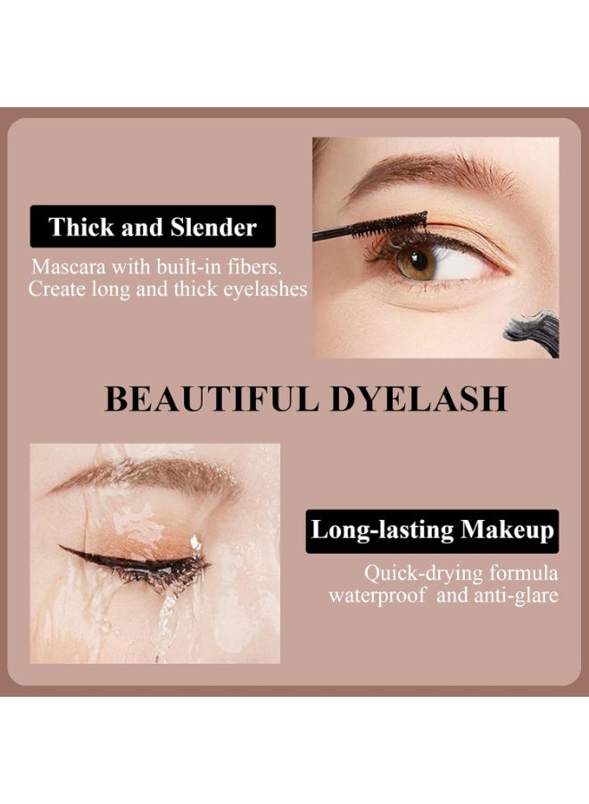 Shengqialun Prime Mascara for Older Women -Waterproof Brown Mascara Volume -Natural Thickening Effect, Long-Lasting, Smudge Proof -Suitable for Sensitive Eyes Makeup (Brown) - Image 5